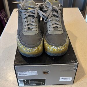 Air Jordan AJF 3 grey Yellow Sneakers